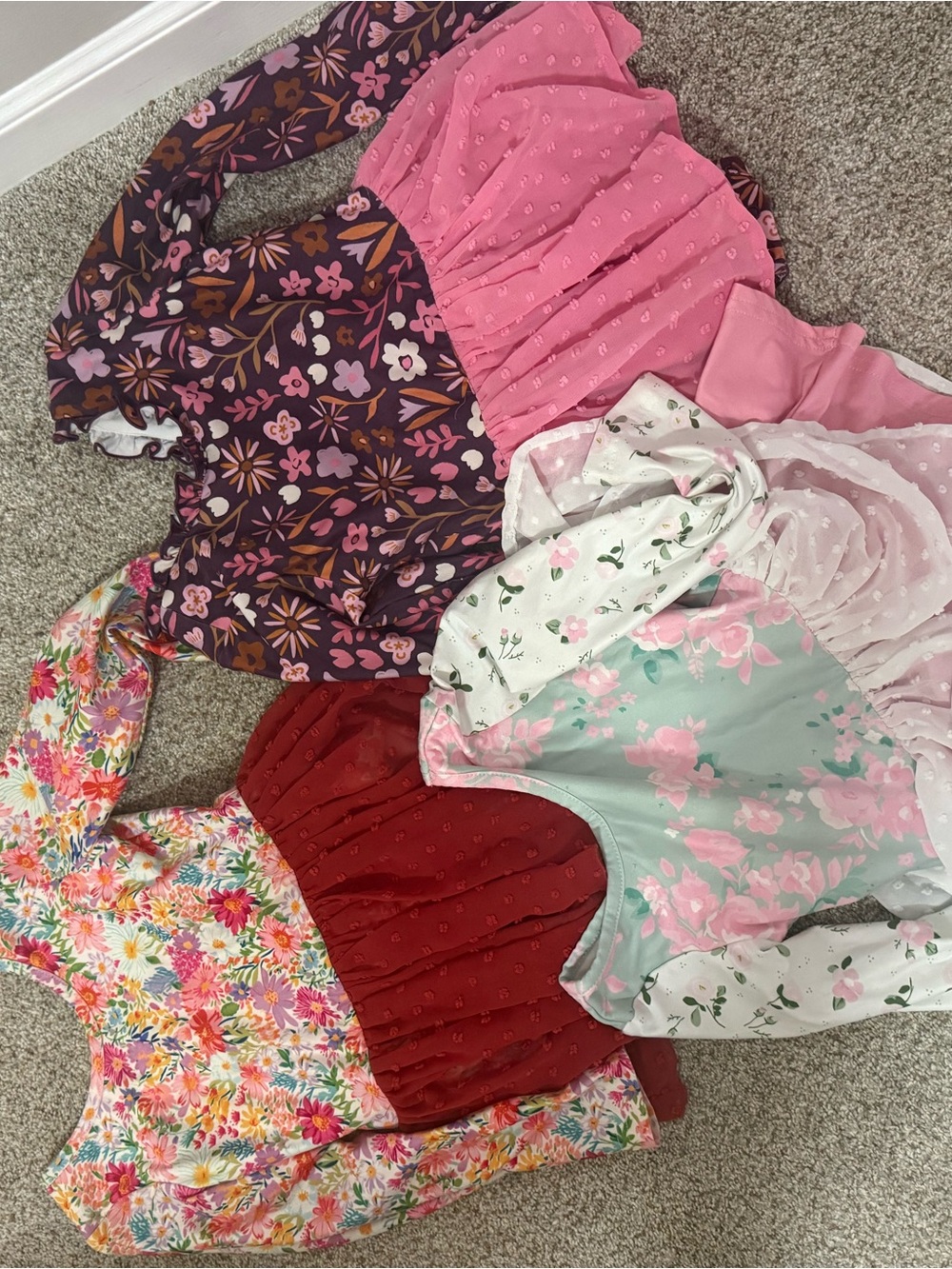 3T dance leotard cheeky plum bundle